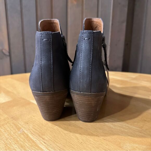 Frye Judith Double Zip Leather Booties - Suede Boots -NEW - Picture 2 of 9